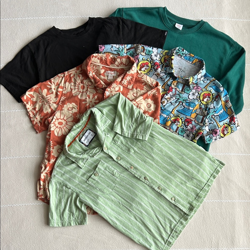 Sovereign Code Kids Colorful Button Down Shirt Set